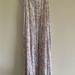 Pink Rose Pastel Floral Dress